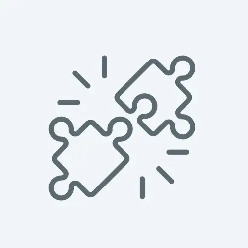 icon of jigsaw pieces to denote seo essentials